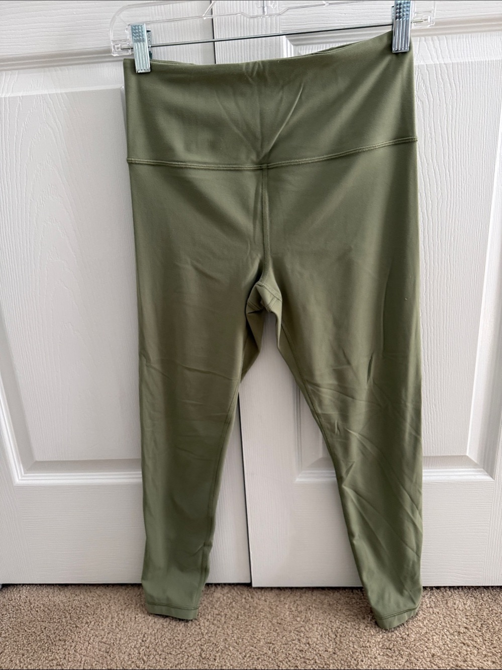 Athleta Olive Green Women Leggings